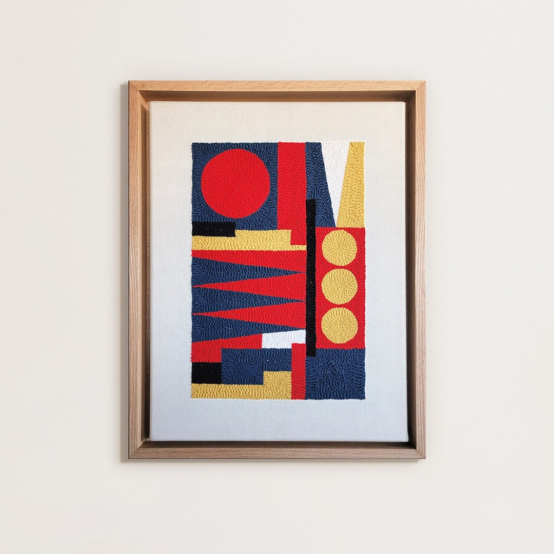 "#26" - Original Textile Art in multicolor by Bryn Wears-Fitipaldi