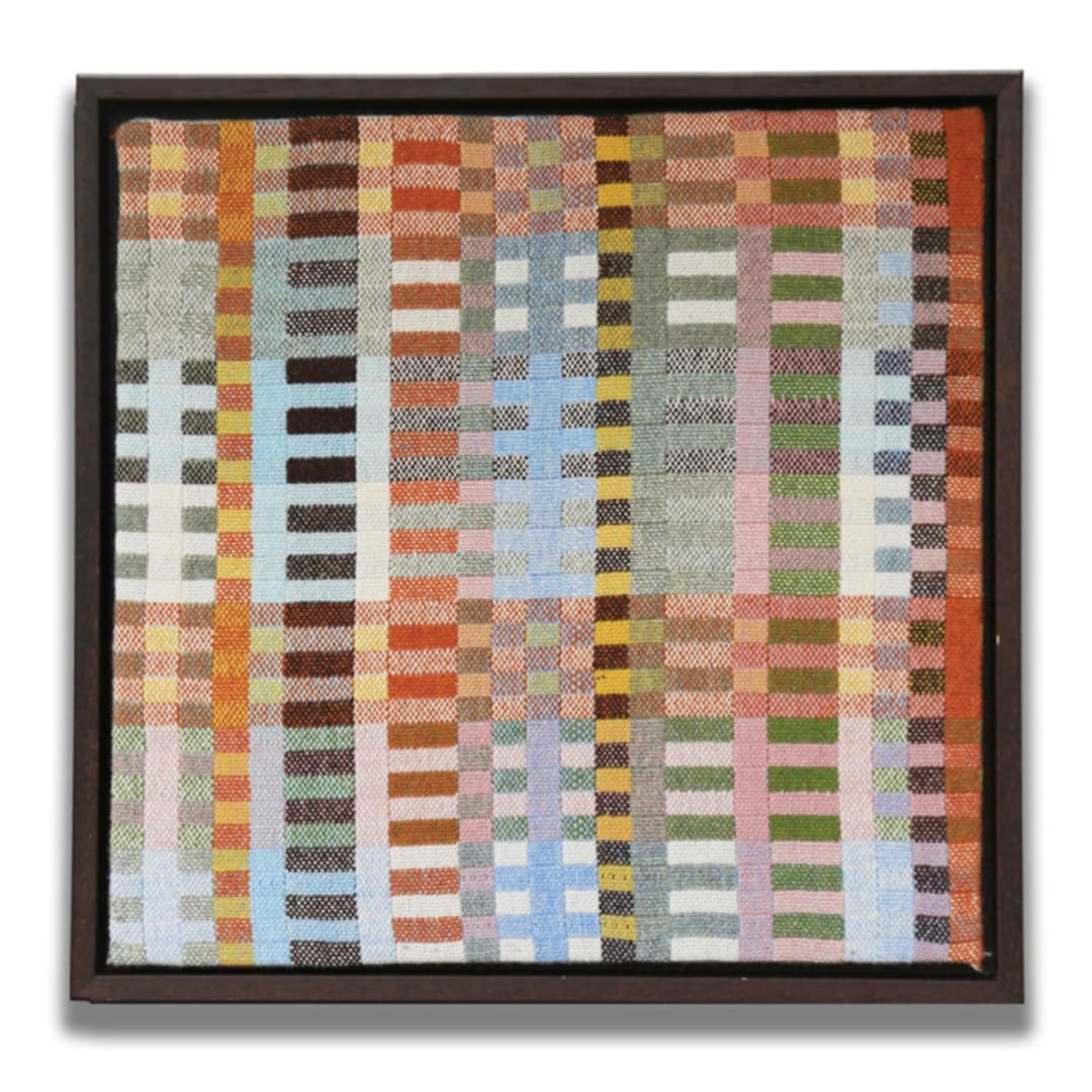 "Mixed Pallet II" - Original Textile Art in multicolorassorted-colors by freya walker