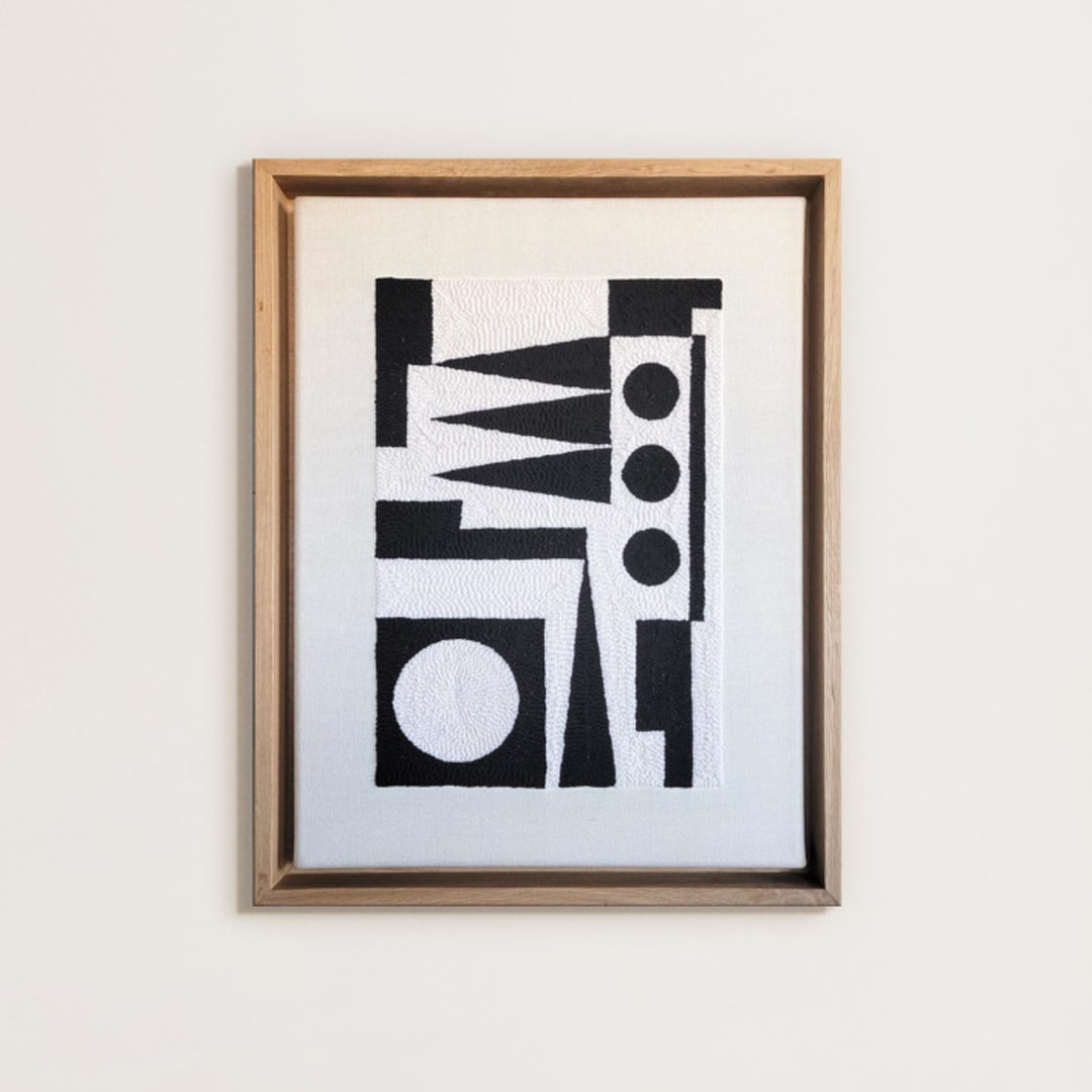 "#1959" - Original Textile Art in multicolor by Bryn Wears-Fitipaldi