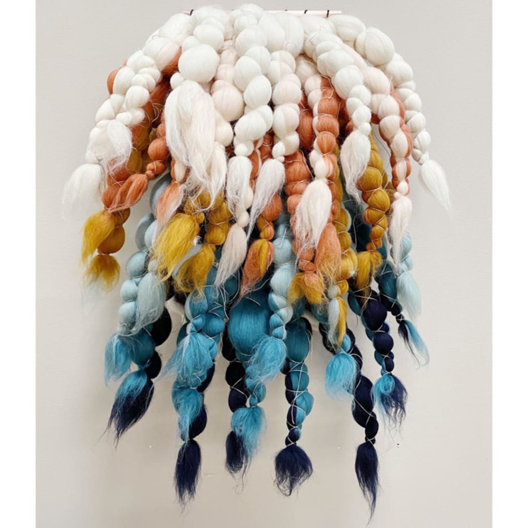 "assembly" - Original Textile Art in multicolor by Meghan Shimek