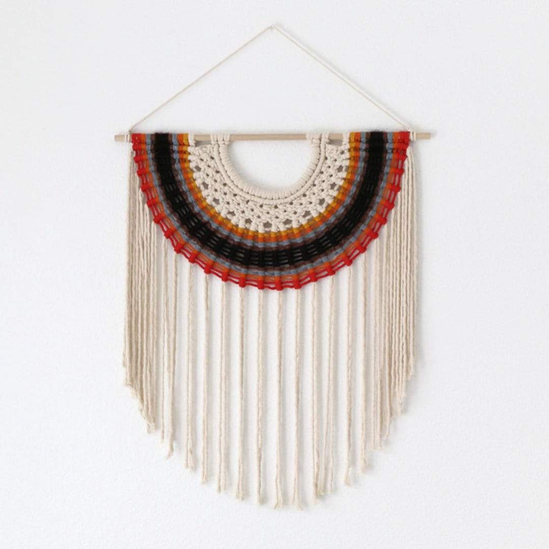 "aura" - Original Textile Art in multicolor by Bharti Trivedi