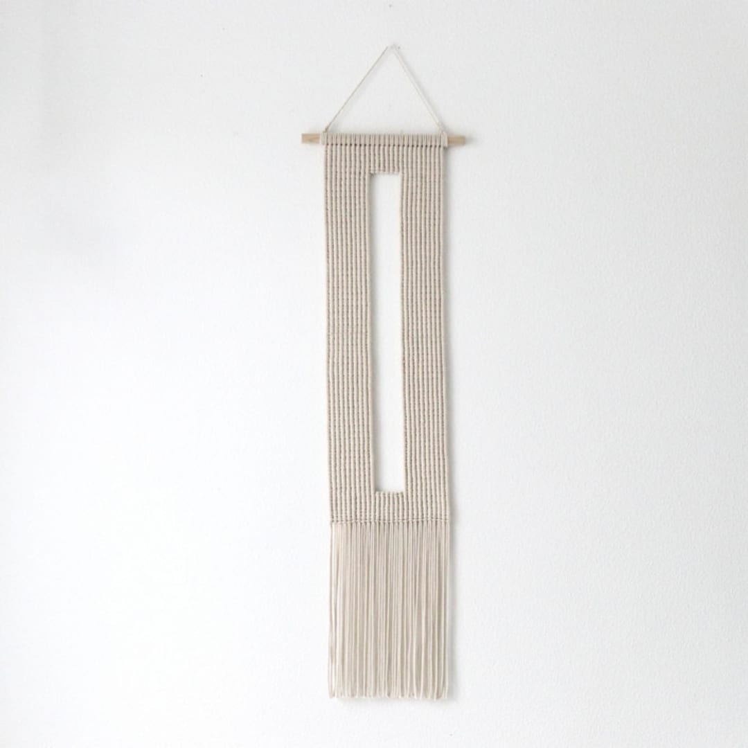 "Key-Hole in Ivory" - Original Textile Art in white by Bharti Trivedi