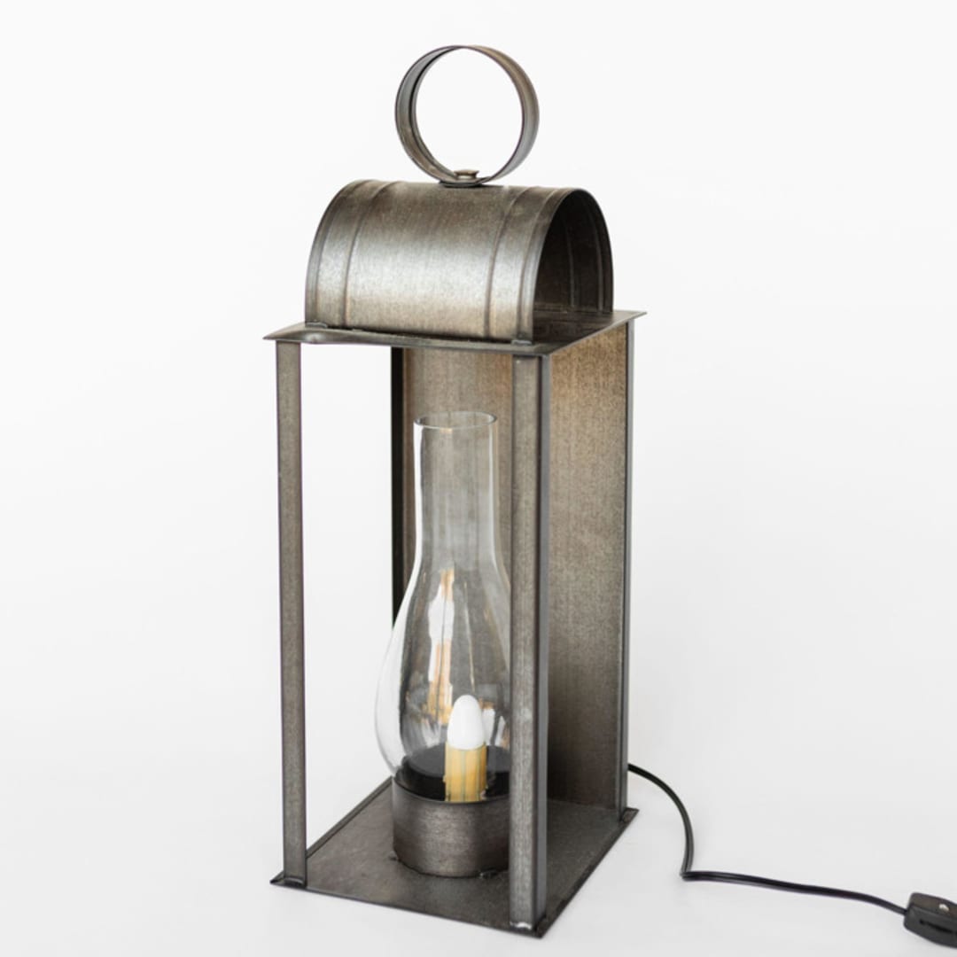 "The Large Lantern" - Table Lamps in gray by Millstream Home