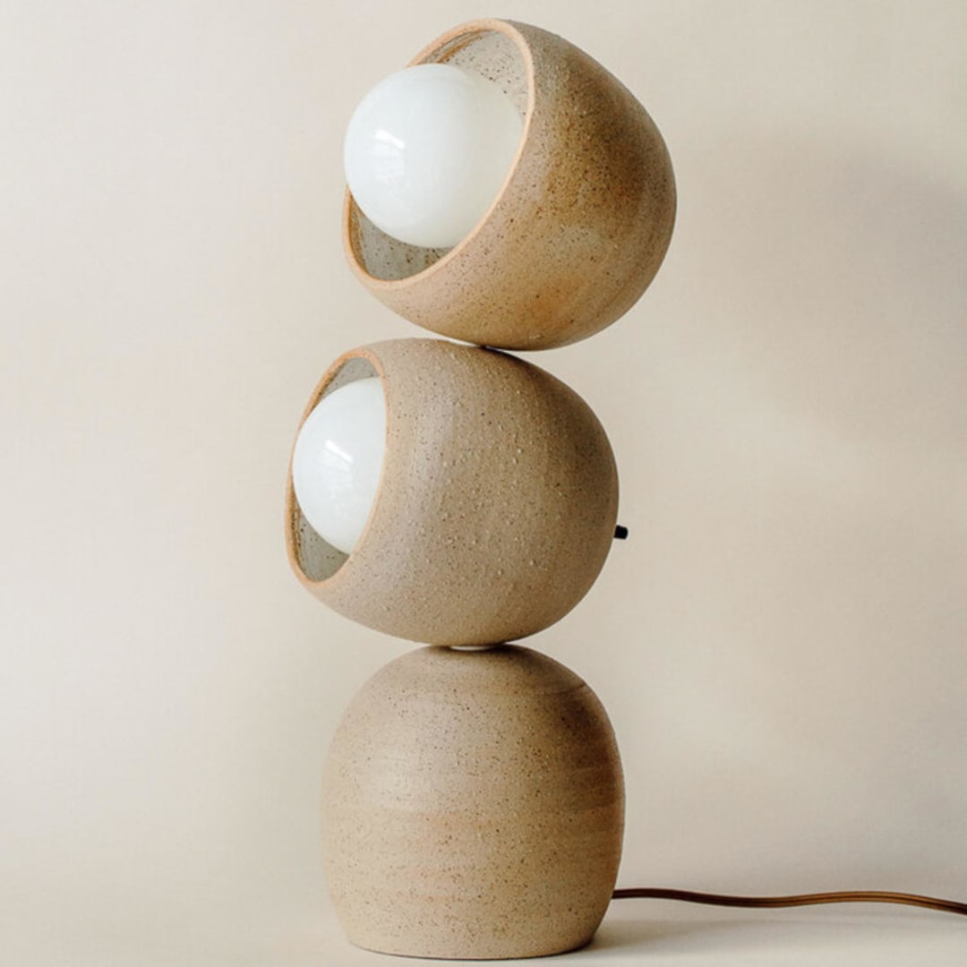 "Stacker Lamp" - Table Lamps in multicolor by Rory Pots