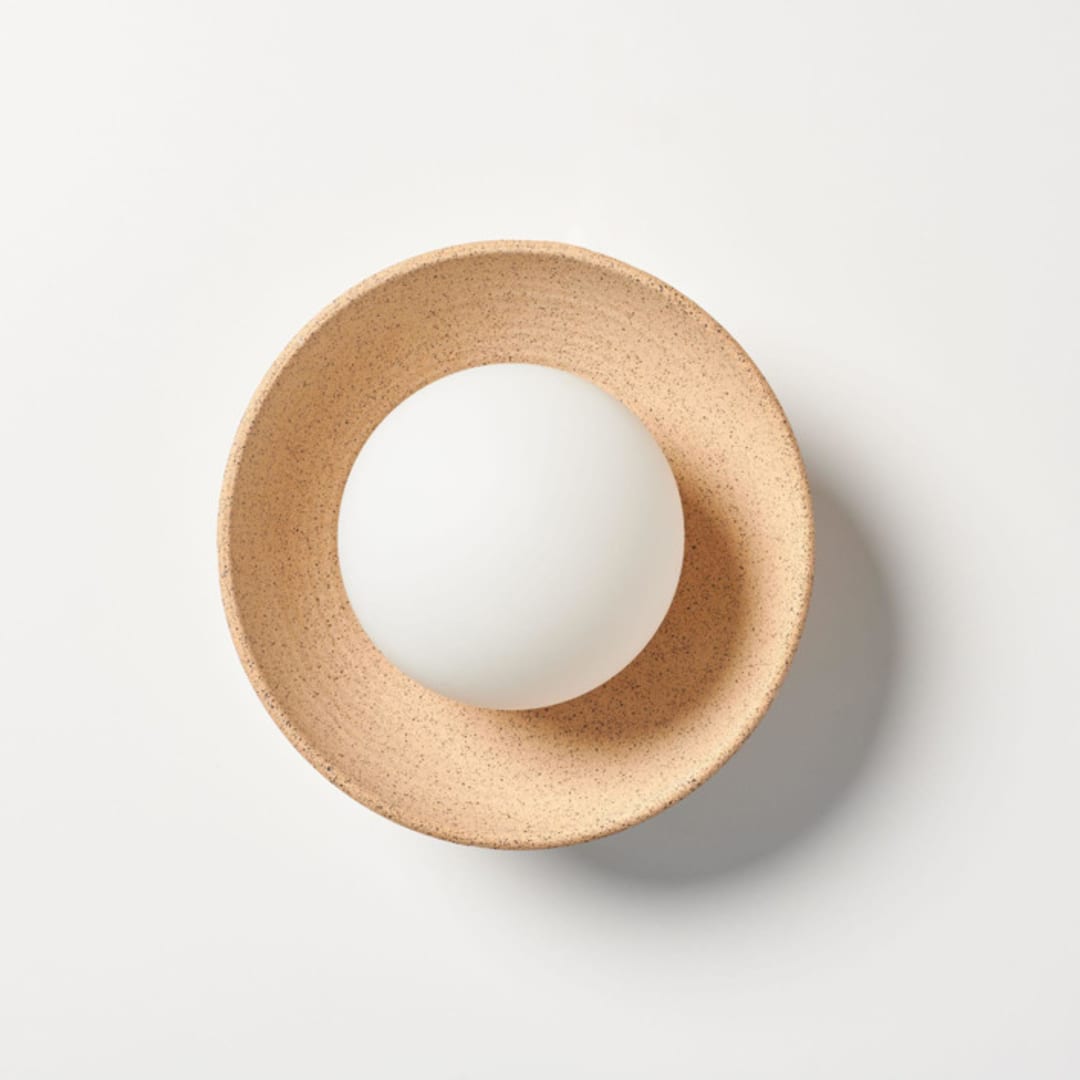 "Sounding Sconce" - Wall Lights in beige by Rory Pots