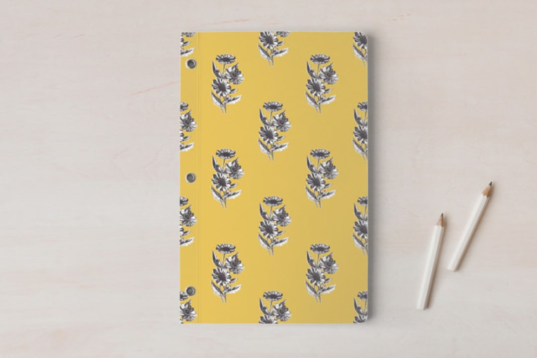Vintage Daisy Pattern Journal 