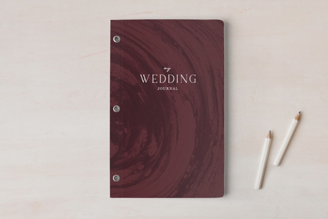 Marbled Wedding Journal