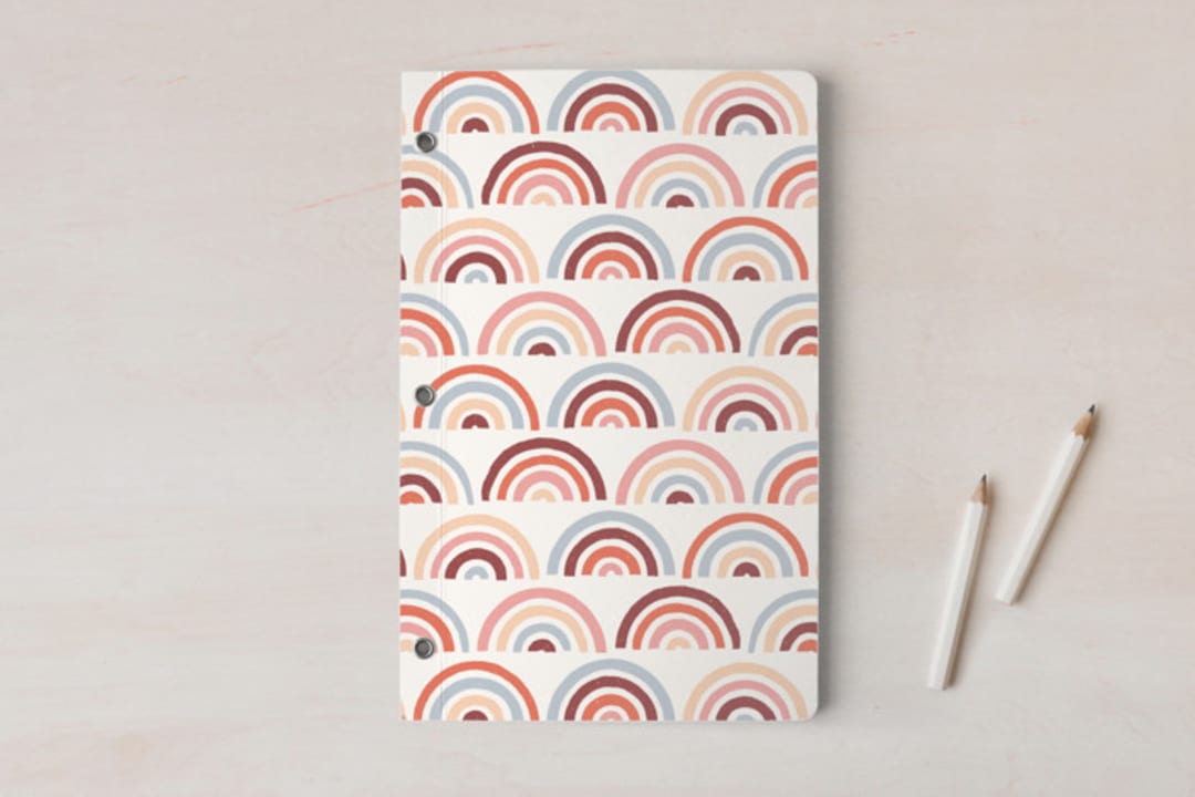 Stamped Rainbows Pattern