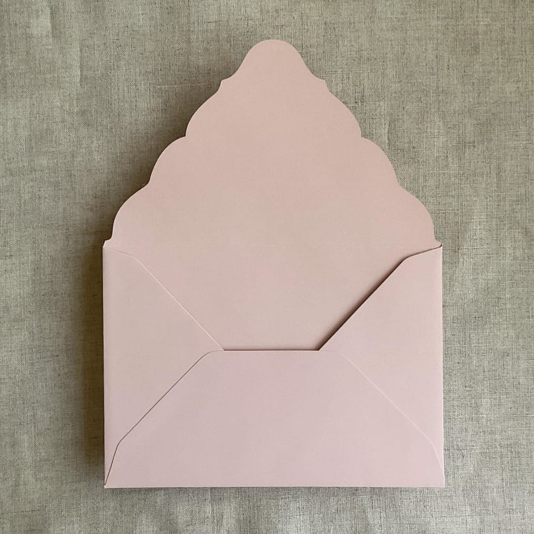 "Cipria A7 Venetian  Flap Envelope | Pack of 25" - Envelopes in pink by Ivory Invitations