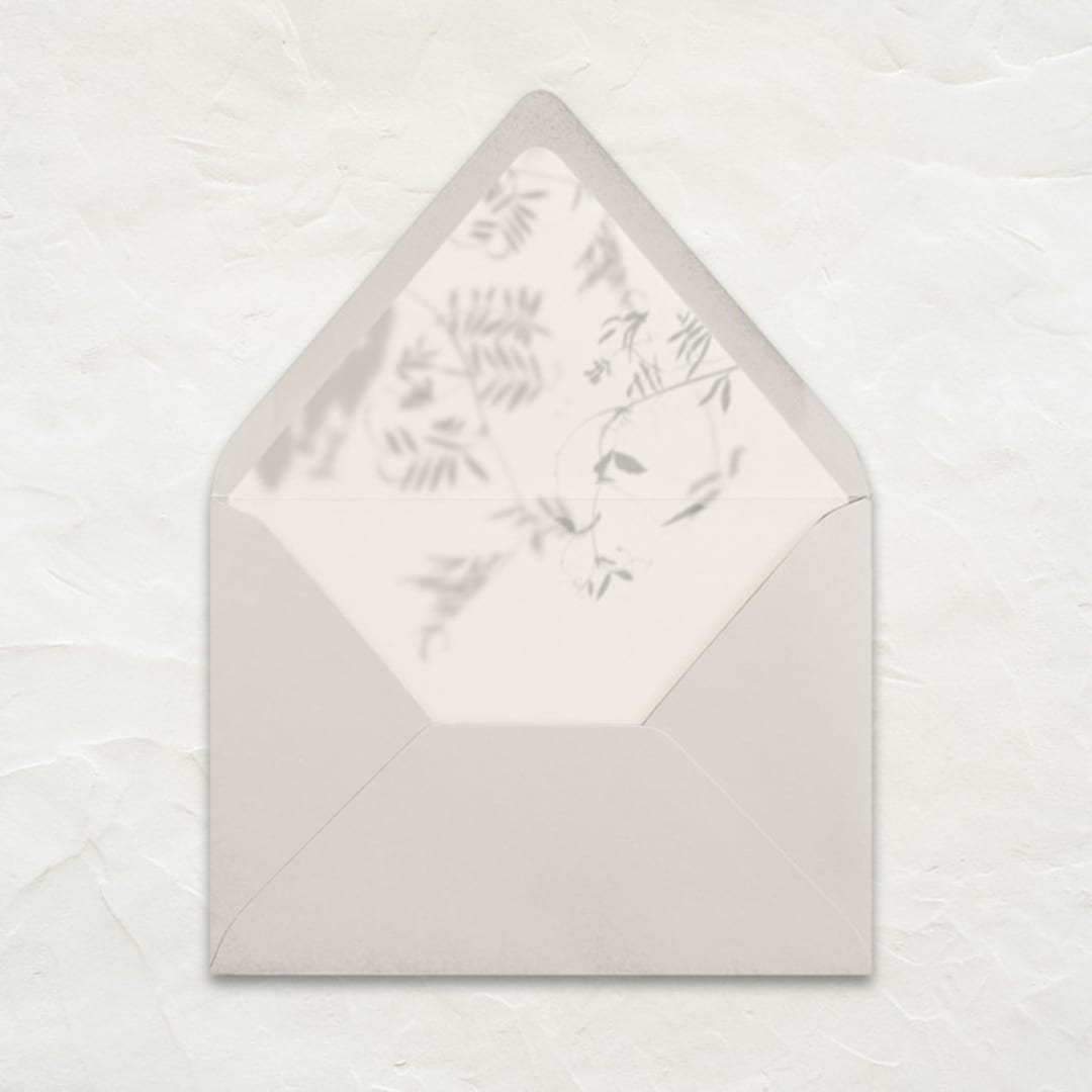 "A7 Pre-Lined Envelopes // Greige (Set of 25)" - Envelopes in beige by Clover and Lamb