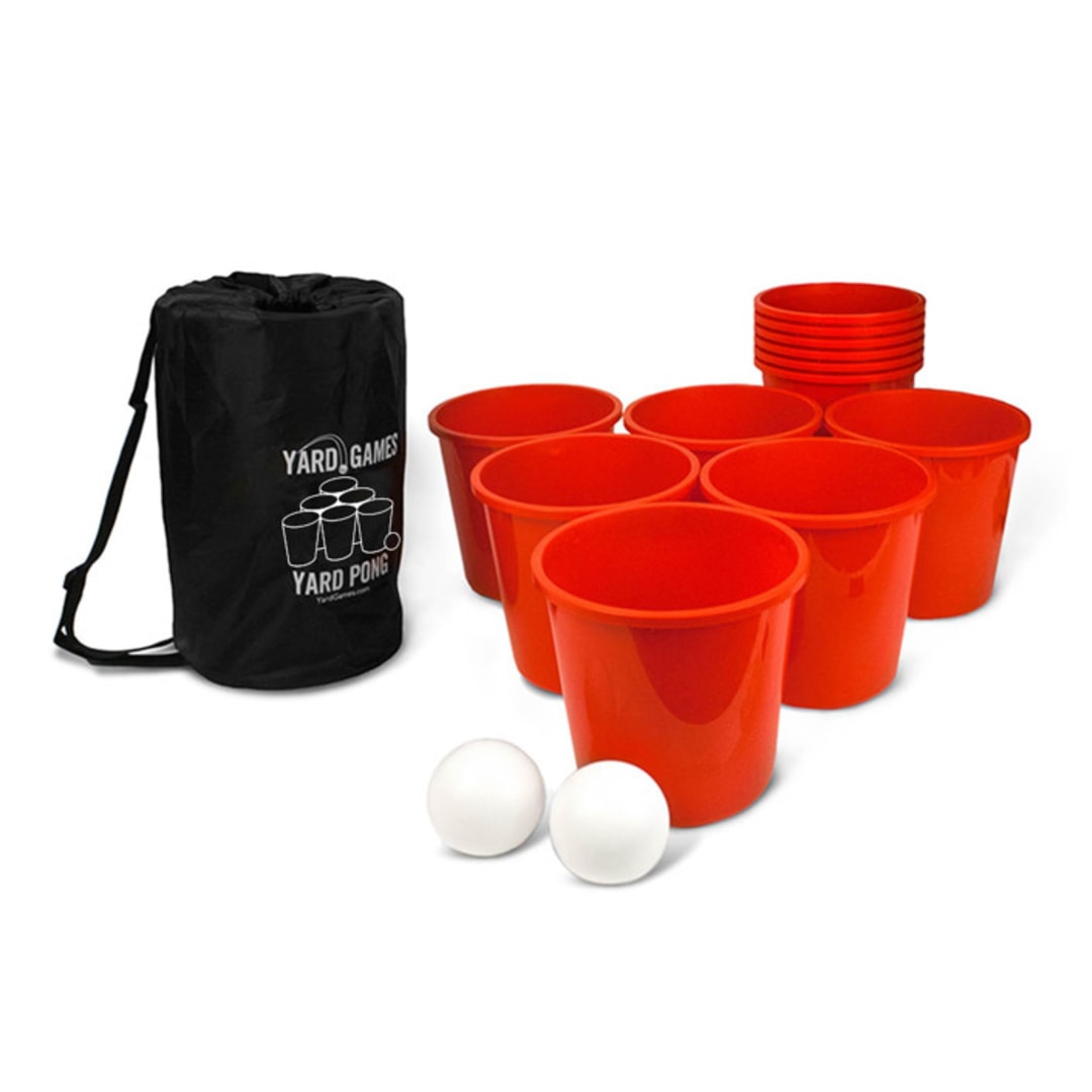 "Yard Games Giant Yard Pong" - Wedding Games in red by Kevin Muellerleile
