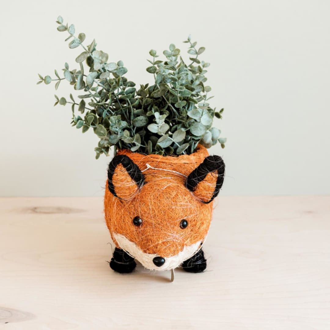 "Fox Planter" - Planters in orange by LIKHA