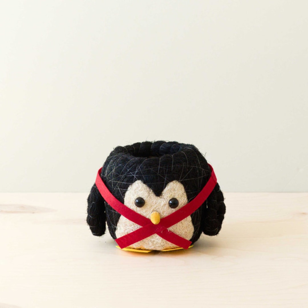 "Penguin Planter" - Planters in black by LIKHA