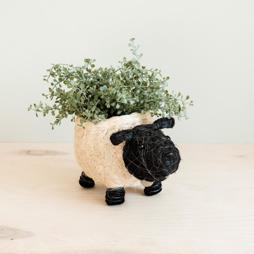 "Sheep Planter" - Planters in white by LIKHA