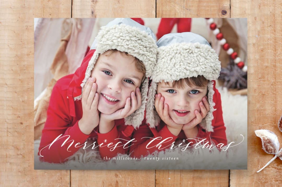 "Tiny Stars" - Stationery in Snow by Lehan Veenker - Front