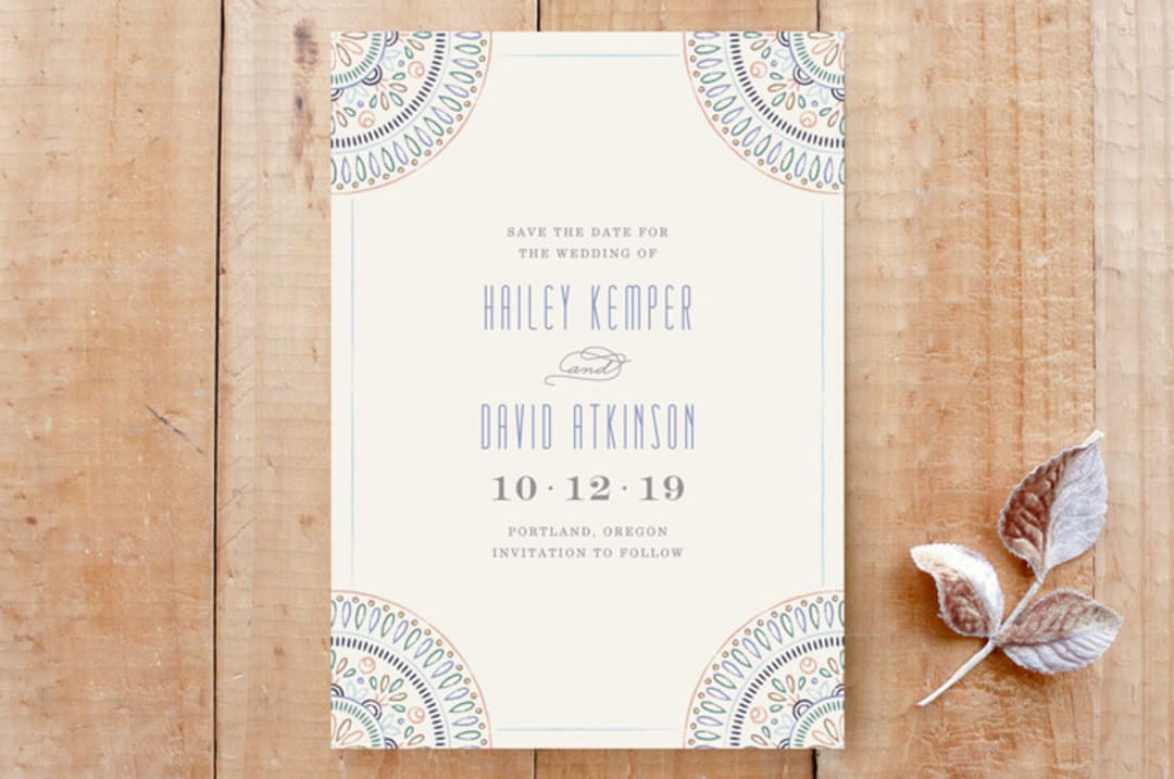 Jardin Mandala Save the Date