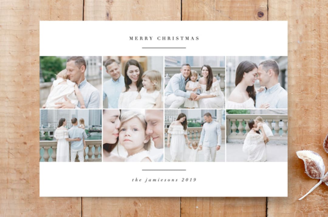 "Simple Multiplied" - Stationery in Snow by Lehan Veenker - Front
