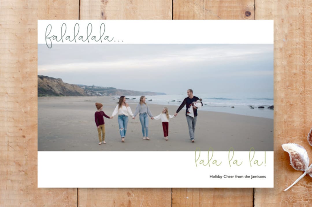 "Lala La La!" - Stationery in Rosemary by Merian - Front