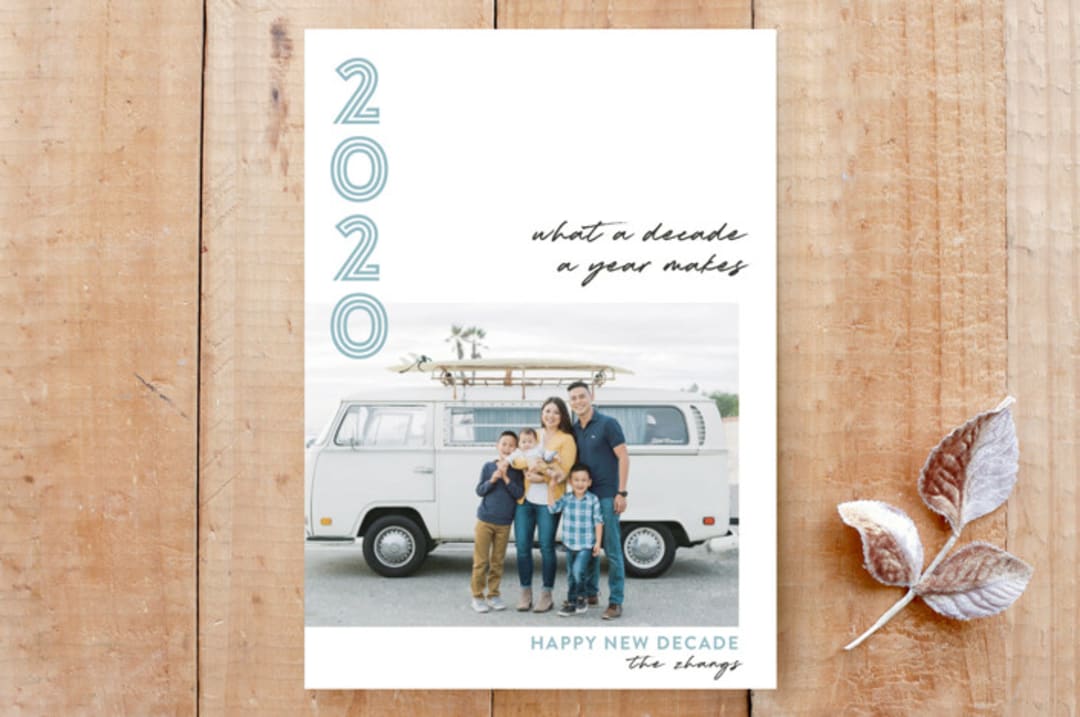"What a Decade" - Stationery in Sky by Merian - Front