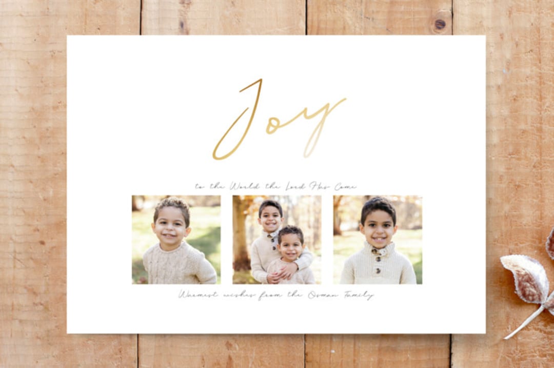 "triple joy" - Stationery in fresh by Deborah Chou - Front