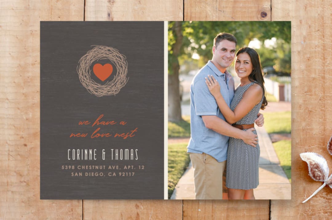 Love Nest Photo Moving Announcement