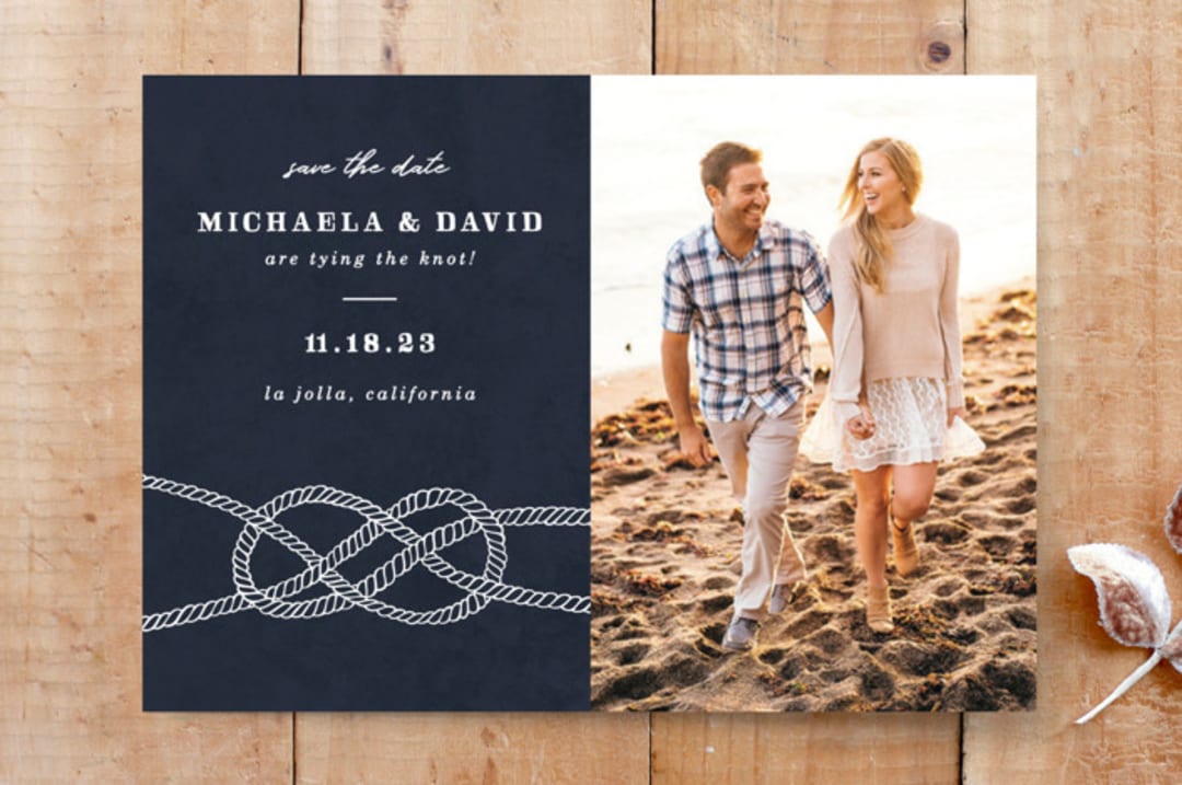 Illustrated Knot Save the Date