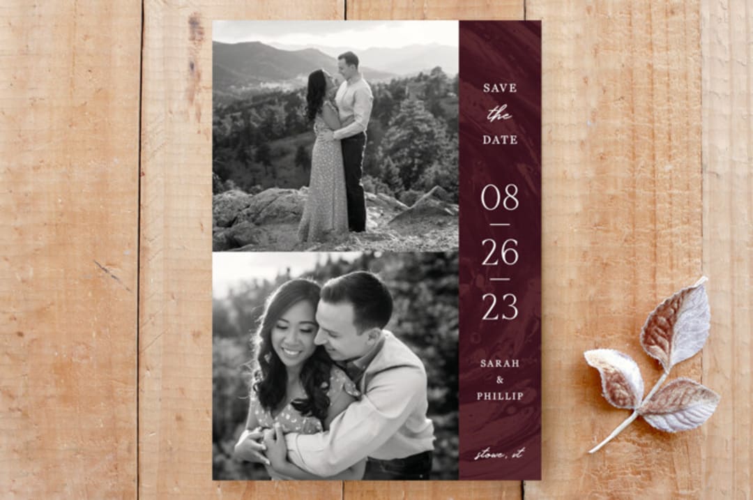 Marbled Band Save the Date