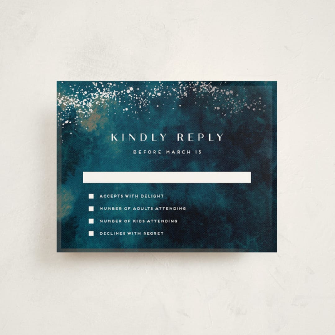 "oponki" - Mitzvah RSVP Cards in Aquamarine by chocomocacino - Front