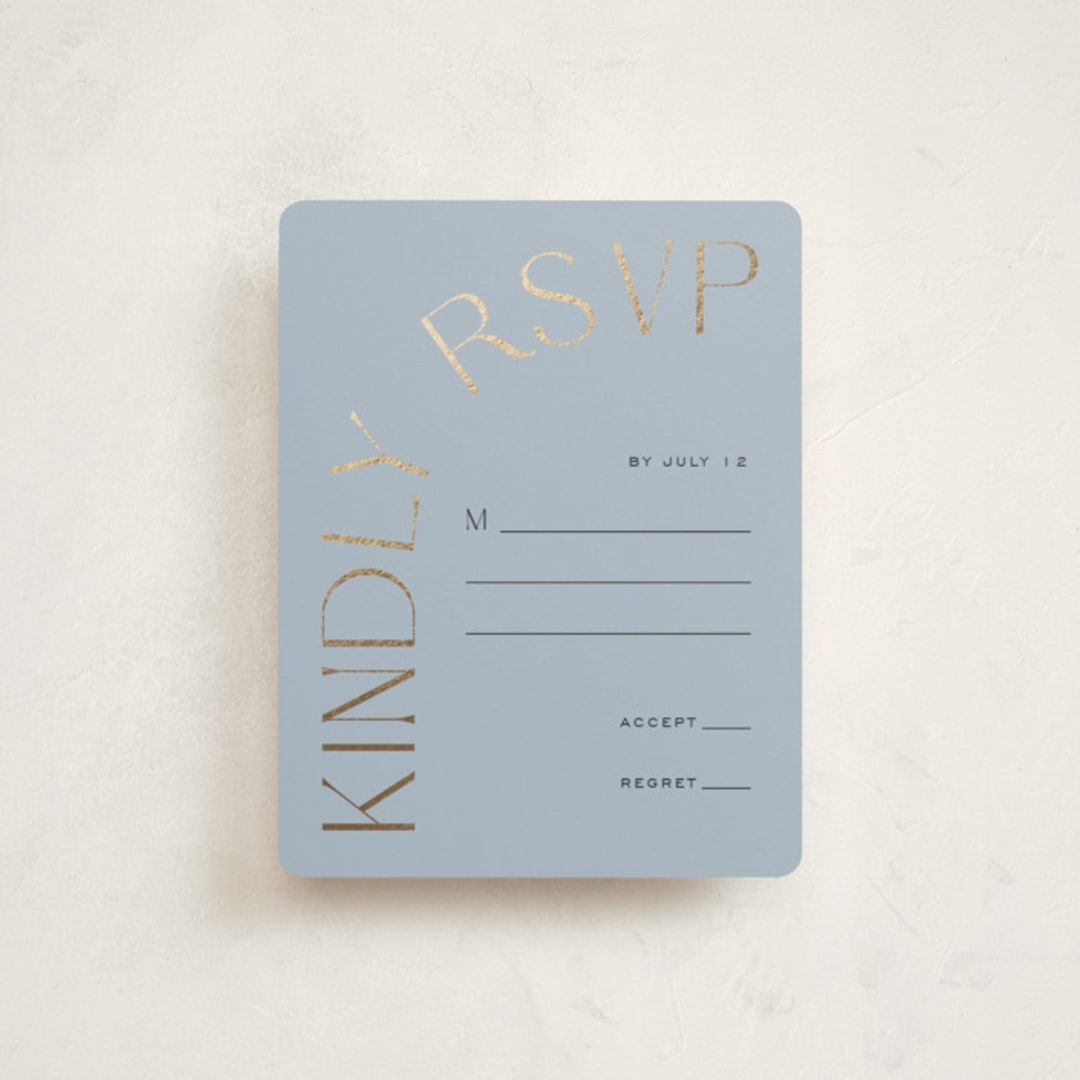 "The Bar Mitzvah" - Mitzvah RSVP Cards in Ocean by Pixel and Hank - Front