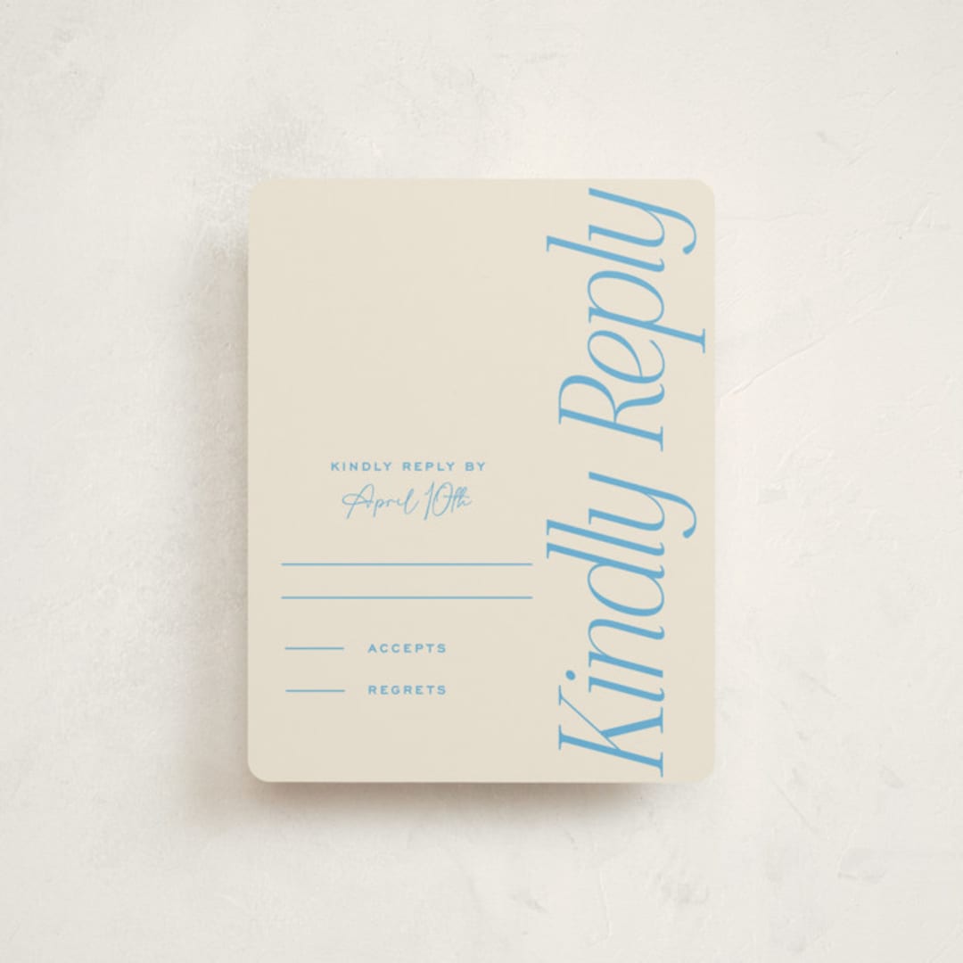 "Solo" - Mitzvah RSVP Cards in Star by Pati Cascino - Front