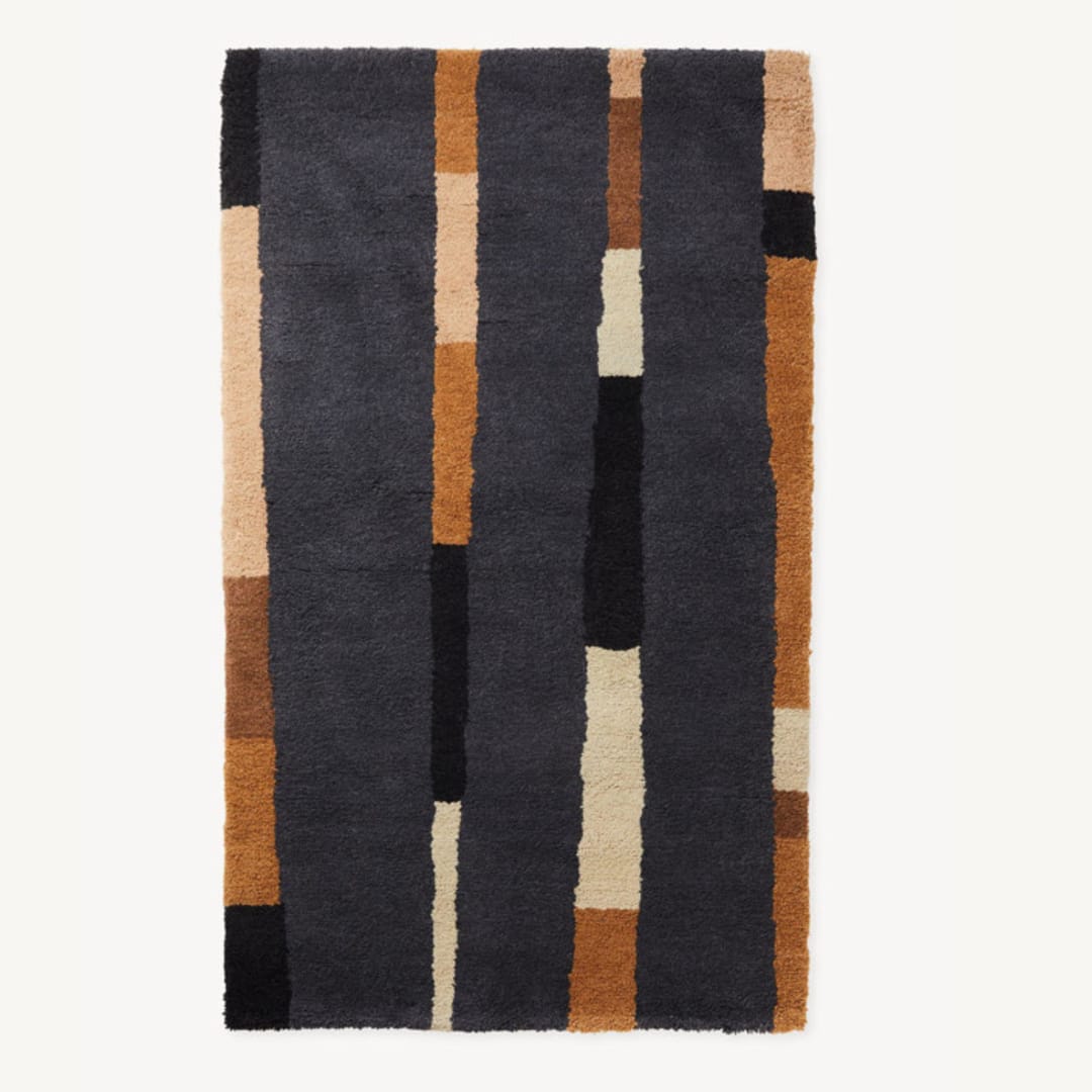 Lines Pile Rug Dusk 3x5