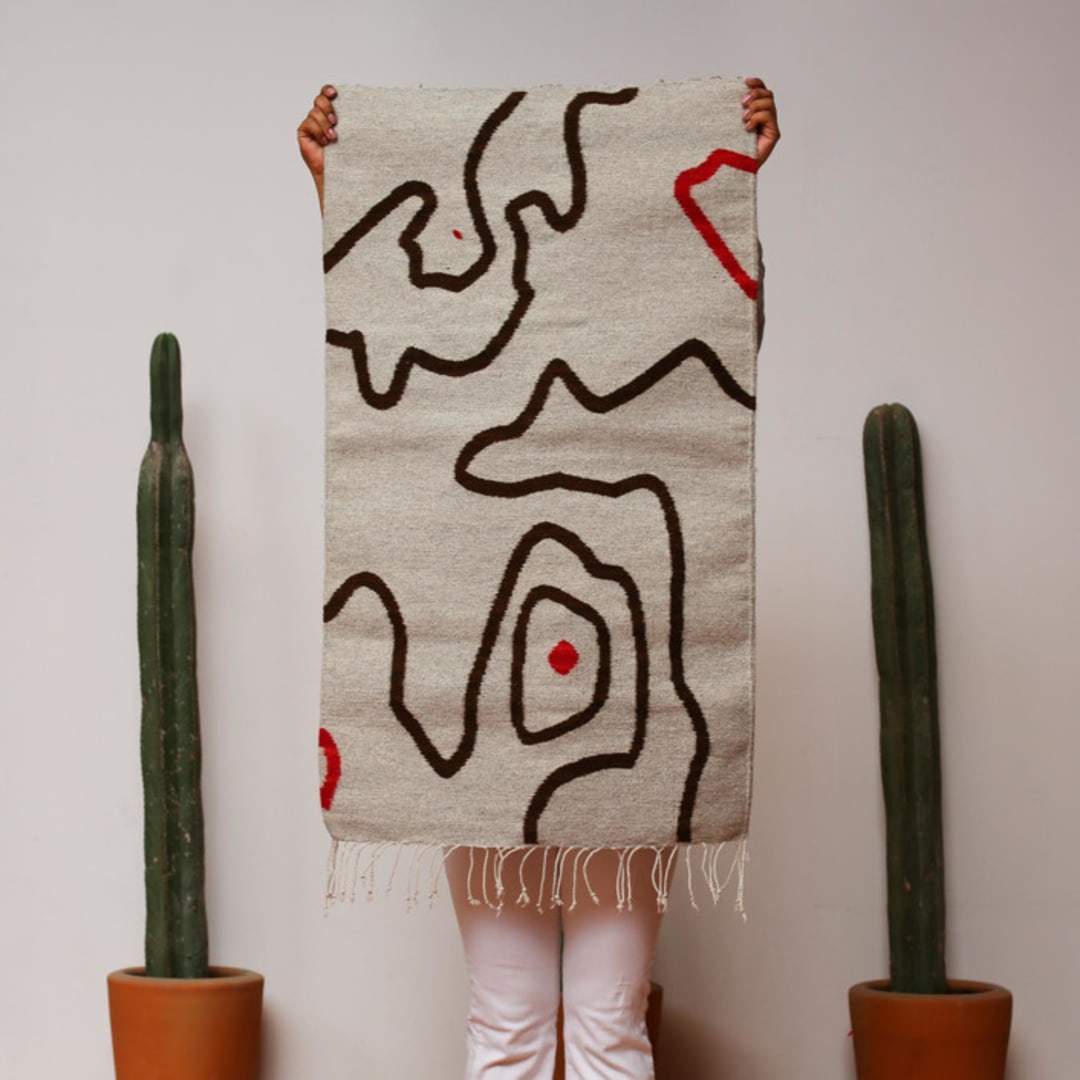 "San Miguel el Grande Rug 2'x3'-6"" - Area Rugs in multicolor by Matiz