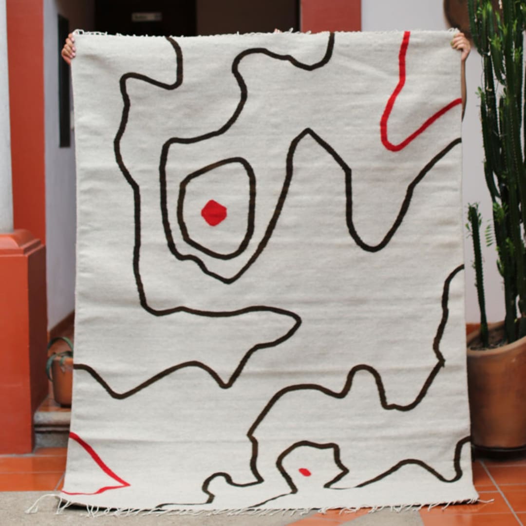 "San Miguel el Grande Rug 5'x7'" - Area Rugs in multicolor by Matiz