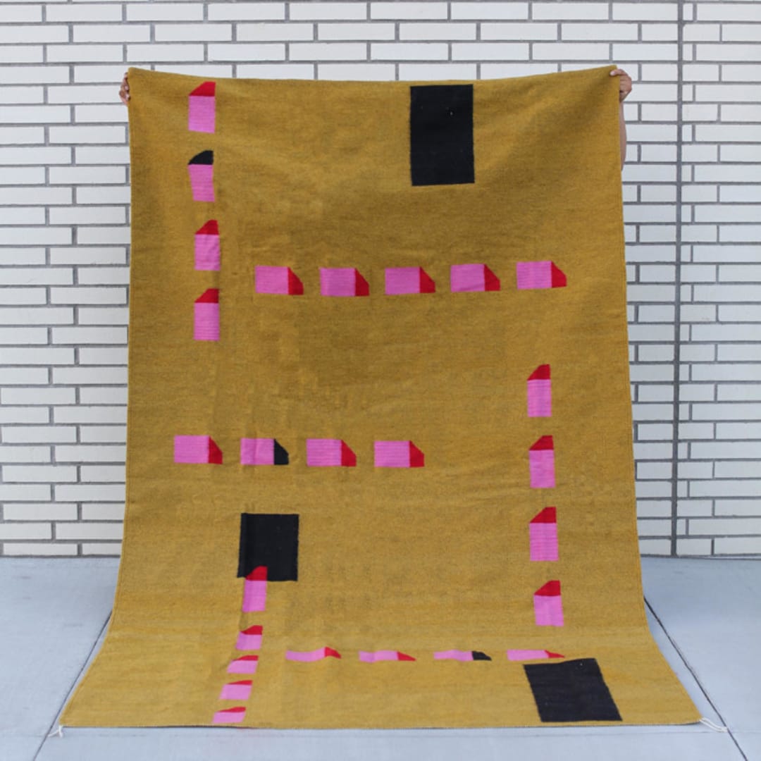 "Atardecer Rug 5'x7'" - Area Rugs in multicolor by Matiz