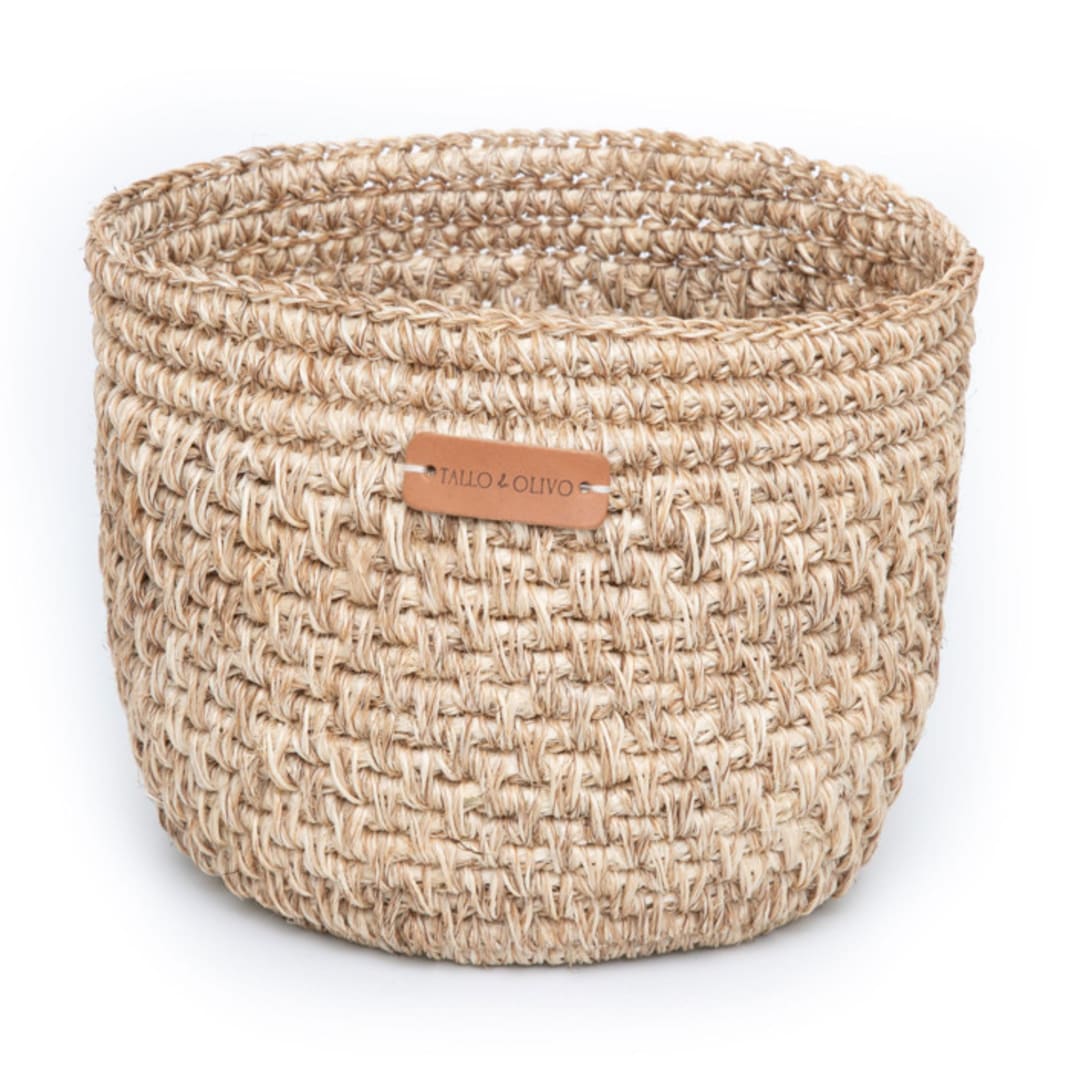 "Fique Bread Basket" - Serving Accessories in beige by Powered By People