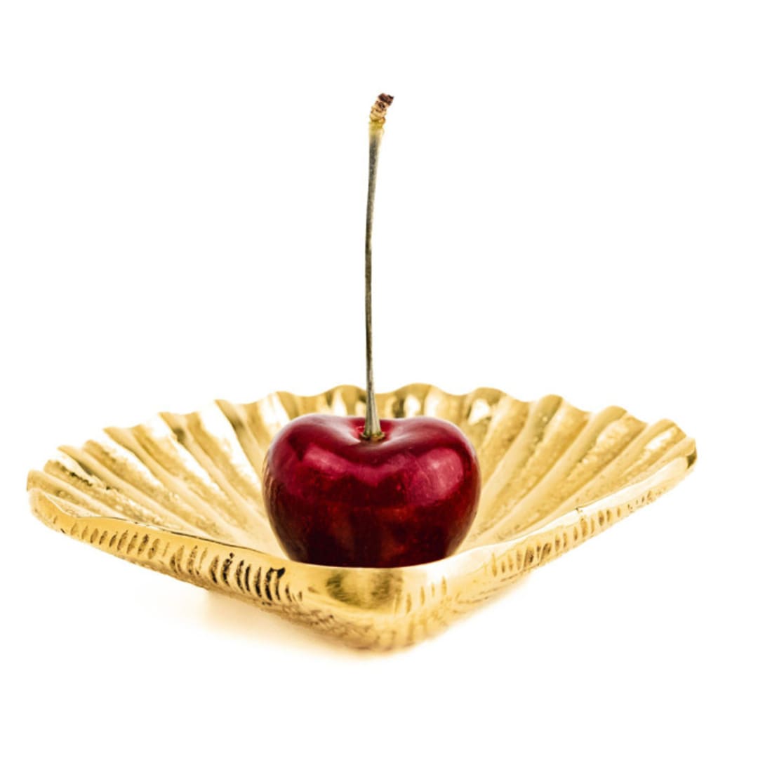 "Shell Dish" - Serving Accessories in gold by Shelton Metal