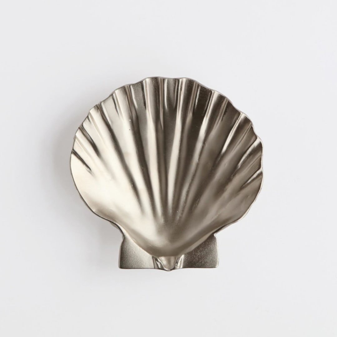 "Metal Scallop Shell Dish" - Serving Accessories in gold by Artifaqt