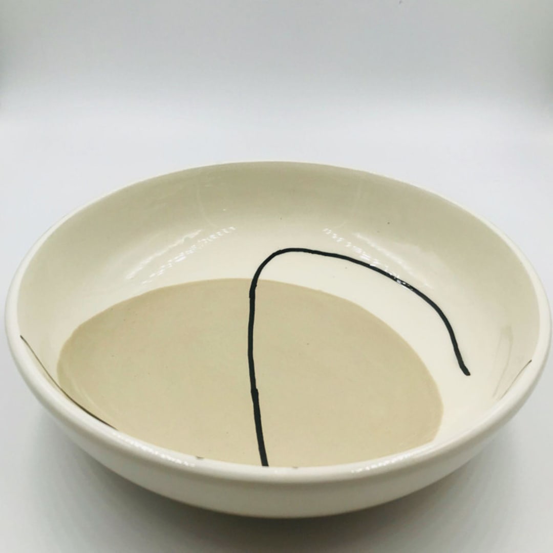 "SMALL BOWL GREIGE" - Serving Accessories in beige by Jana Mistrik