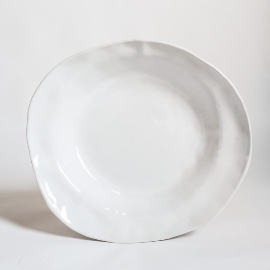 "Piatra Serving Bowl" - Serving Bowls in white by Handmade Studio TN