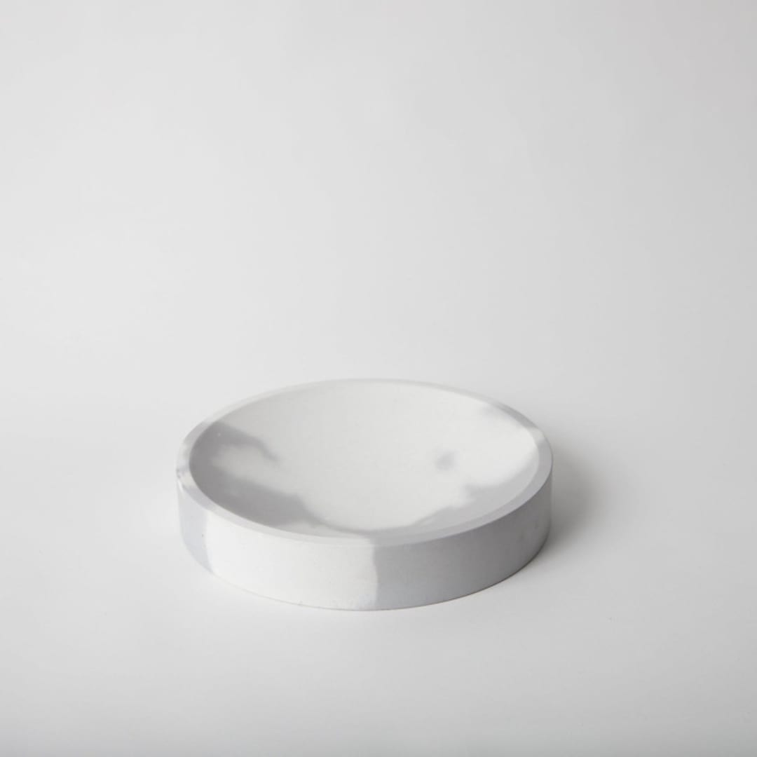 "Centerpiece Bowl: Grey & White" - Serving Bowls in white by Pretti.Cool