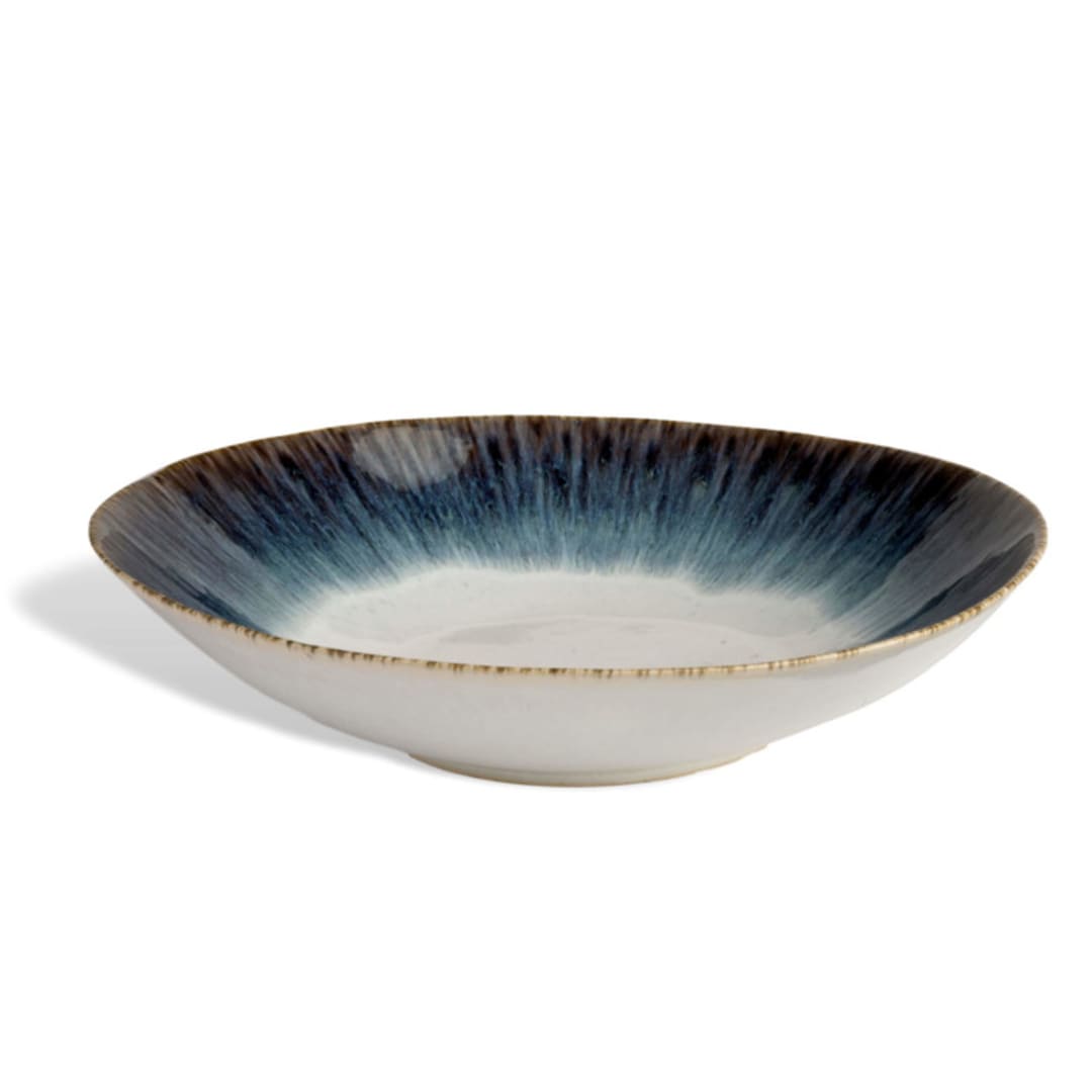 "Cypress Grove Large Serving Bowl" - Serving Bowls in multicolorassorted-colors by Carmel Ceramica