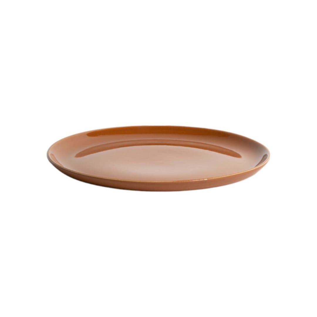 "Tunisian Dinner Plates Set of 4" - Plates in orange by Powered By People
