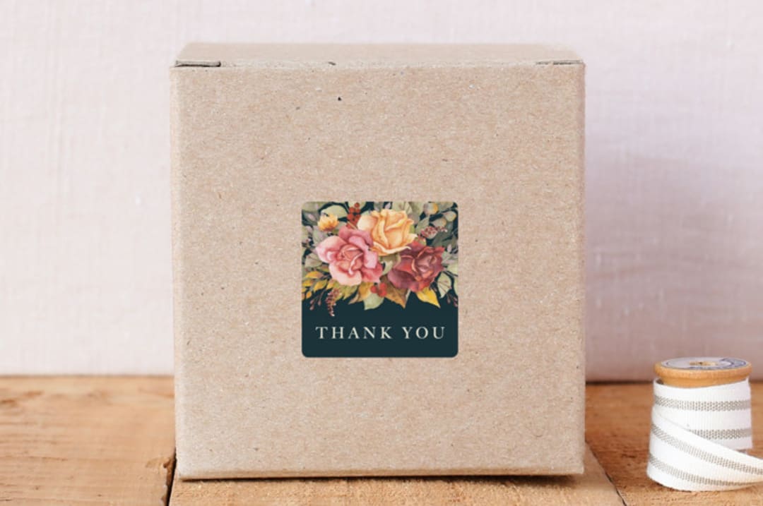 Autumnal Florals Thank You