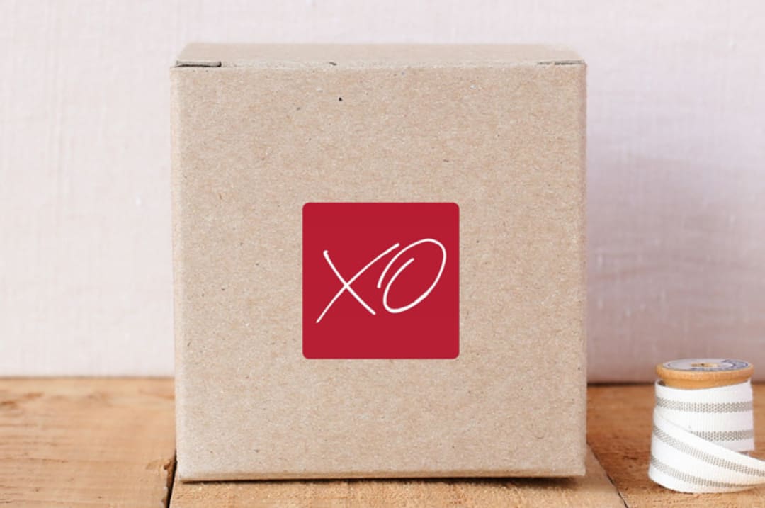 Inked XO Envelope Seal