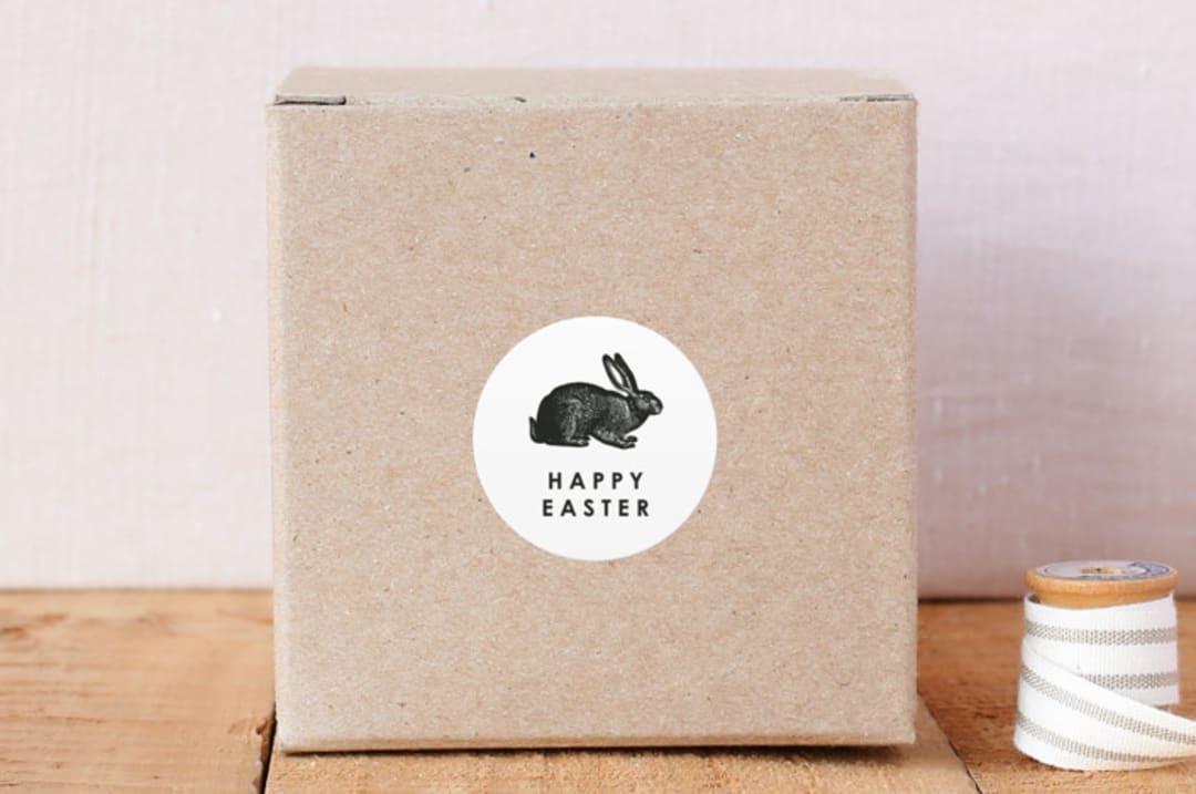 Vintage Bunny Frame Envelope Seal