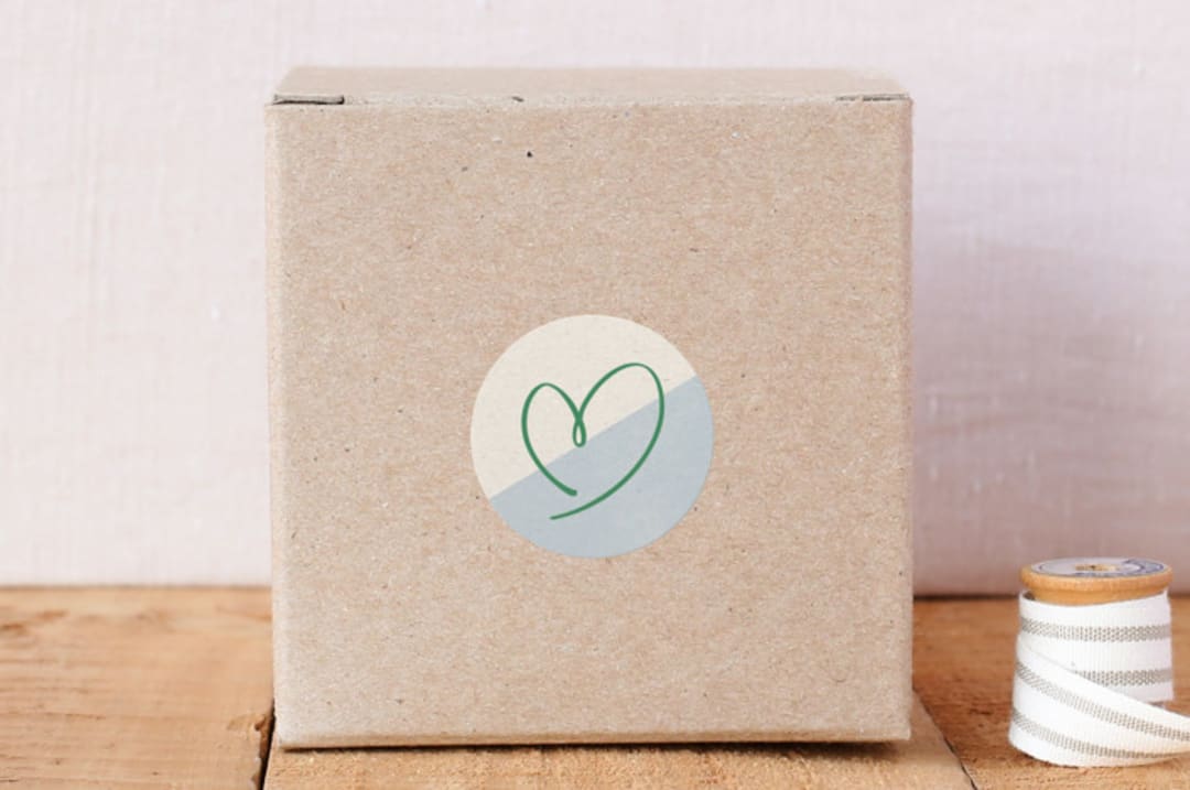 Diagonal Color Block Envelope Seal