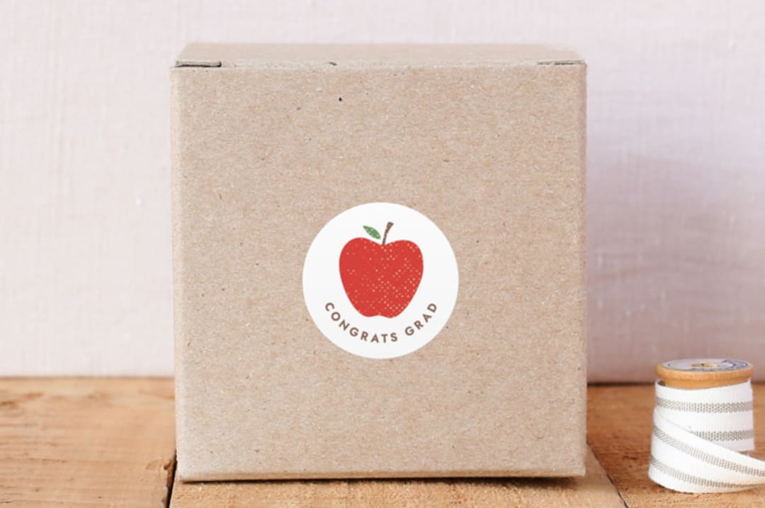 Red Apple Envelope Seal