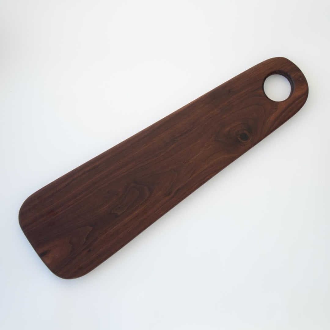 "Padley Collection - Large Walnut Serving Board" - Serving Platters and Trays in natural by Block and Bowl