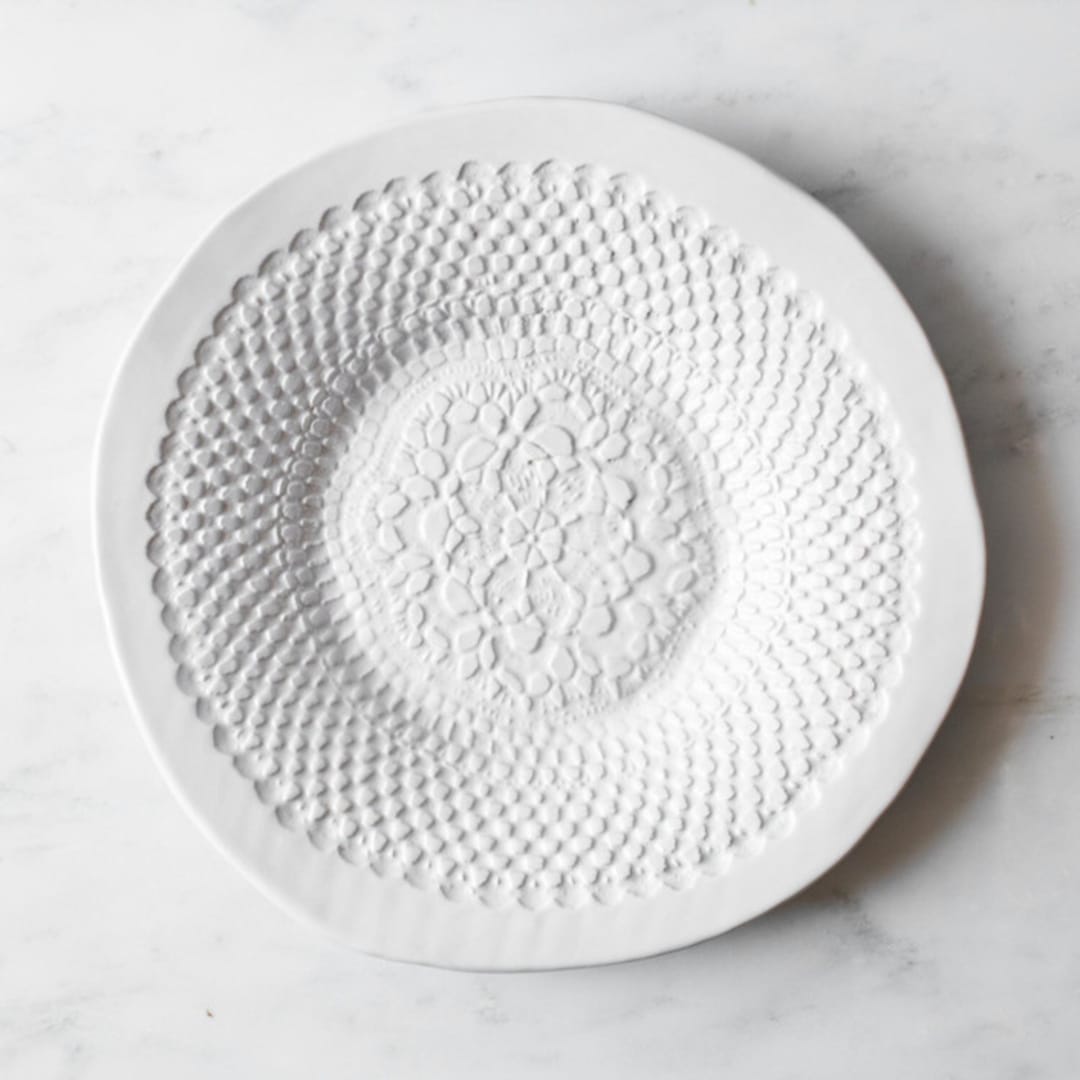 "Chamberlin Platter" - Serving Platters and Trays in white by Handmade Studio TN