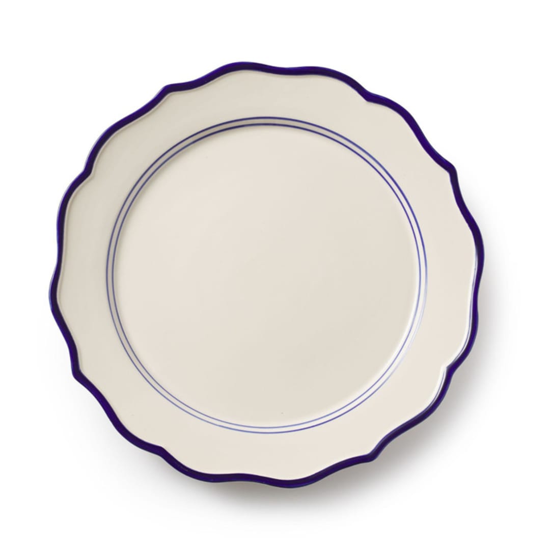 "Jane Round Platter" - Serving Platters and Trays in white by Maison Madison